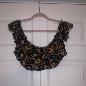 Sky and Sparrow off the Shoulder Top